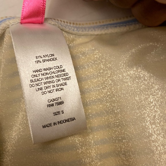 Betsey Johnson Women Hipster Swimwear Bottoms Size Small Horizontal Stripes - Picture 3 of 8